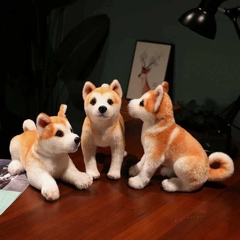 Chien peluche géant