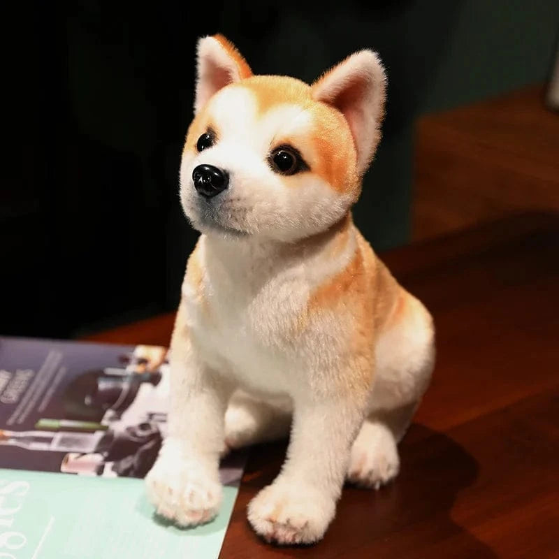 Chien peluche géant
