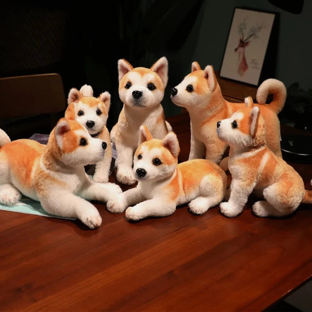 Chien peluche géant