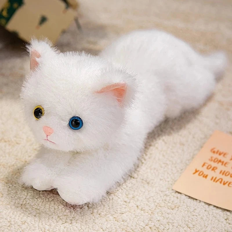Peluche chat réaliste
