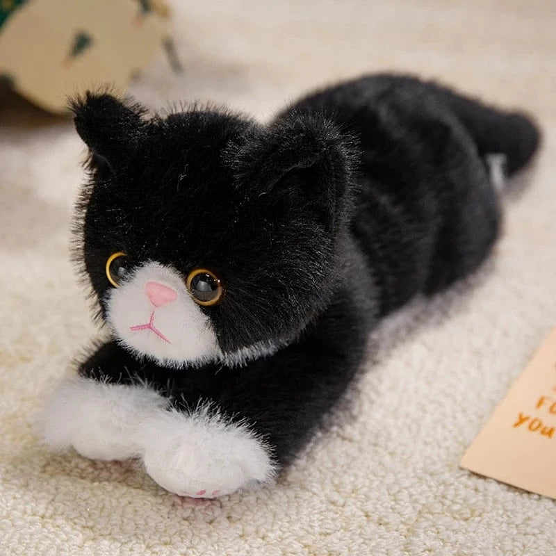 Peluche chat réaliste