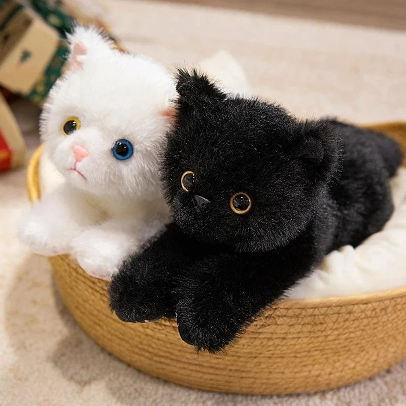 Peluche chat réaliste