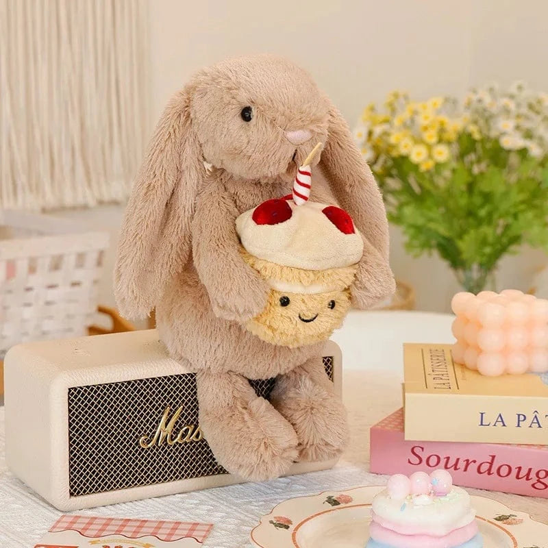 Peluche lapin carotte