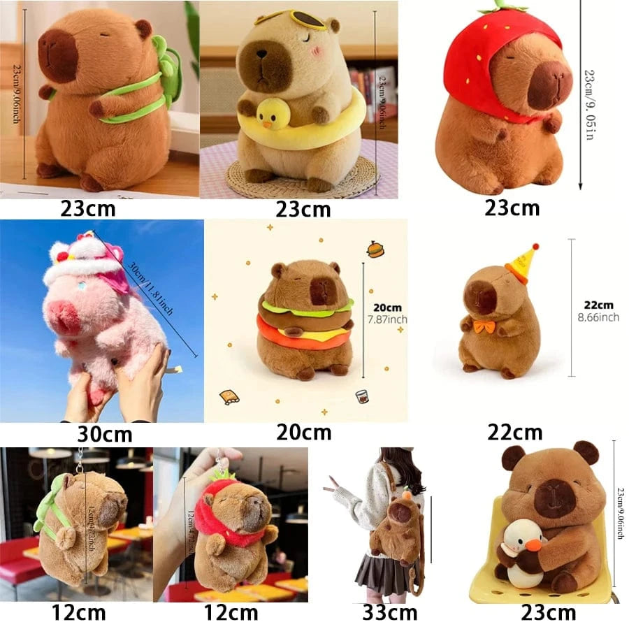 Peluche capybara géant