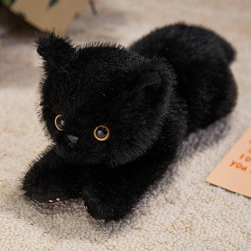Peluche chat réaliste