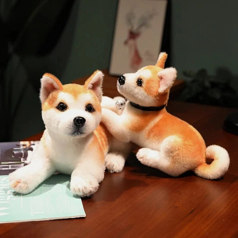 Chien peluche géant