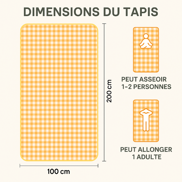 Tapis de plage XXL