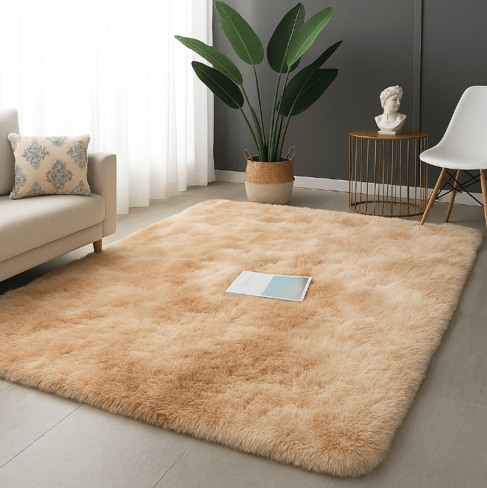 Tapis salon camel – Cosy et élégant