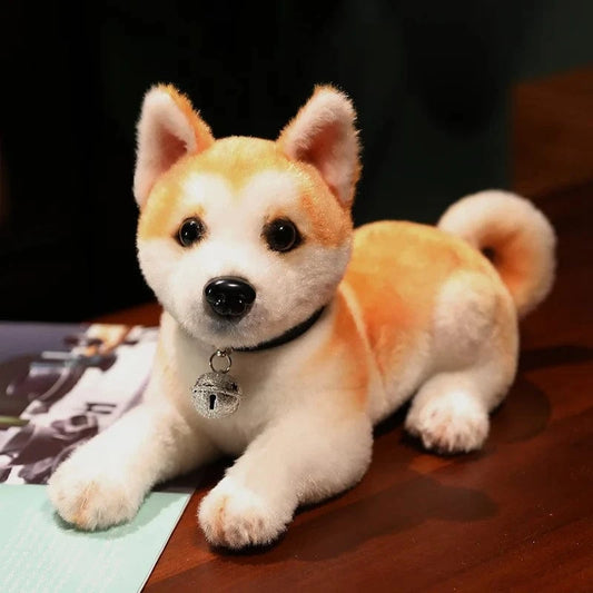 Peluche chien réaliste