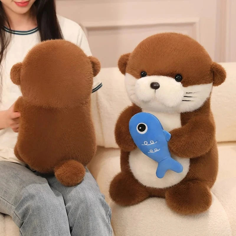 Loutre bébé peluche