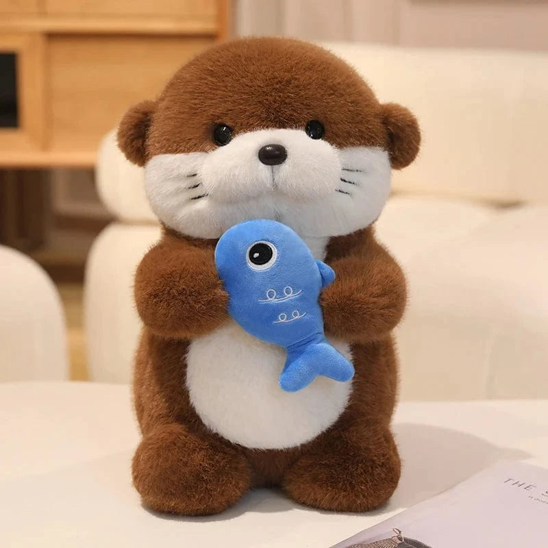 Loutre bébé peluche