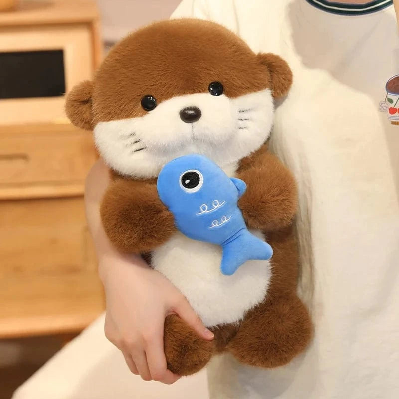 Loutre bébé peluche