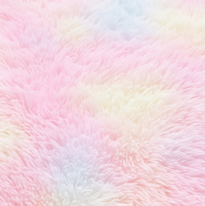 Tapis rond multicolore – Douceur et style
