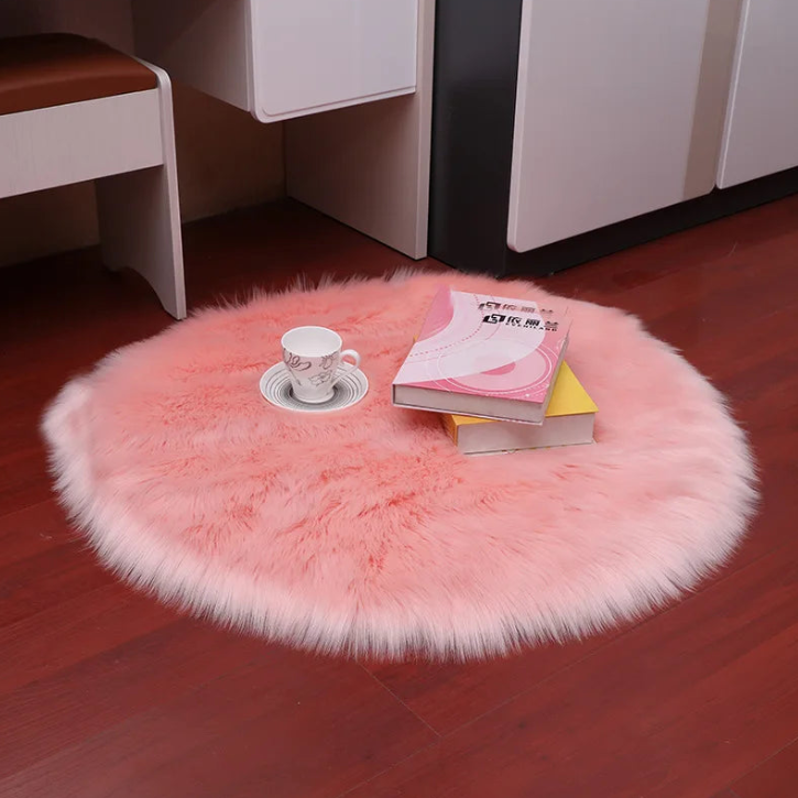 Tapis salon Rose Poudré