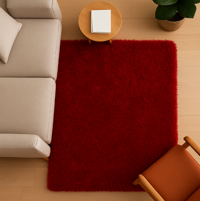 Tapis salon bordeaux – Style et confort