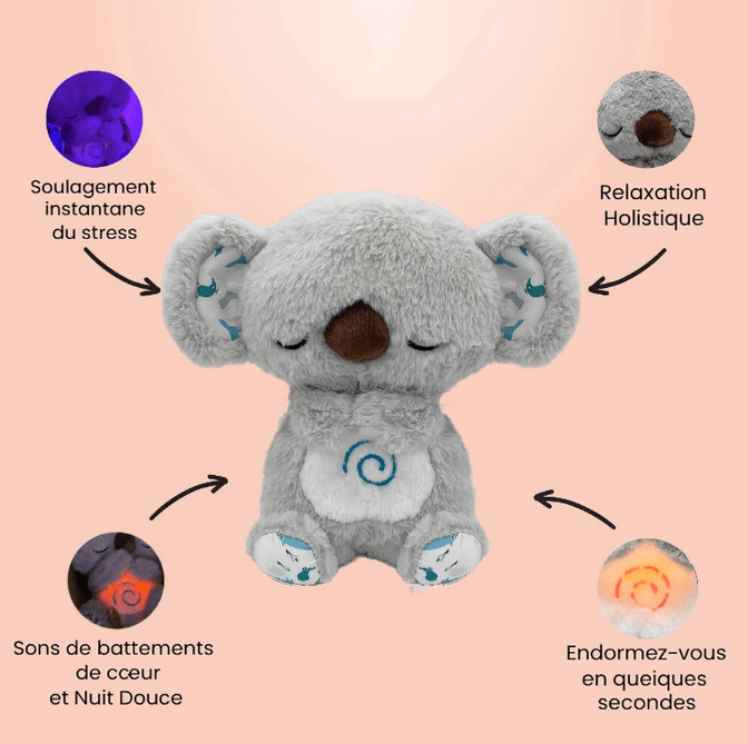 Peluche qui respire koala Halloween
