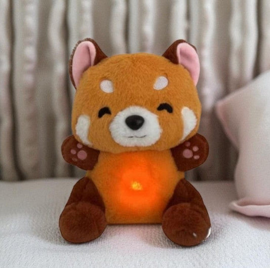 Peluche renard qui respire